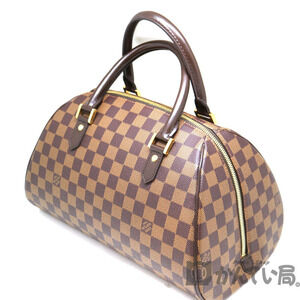 Louis Vuitton Rivera Handbag Damier Ebene Brown